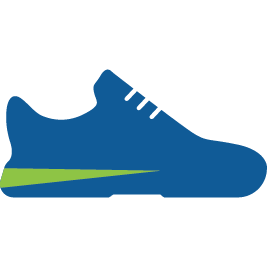 3/4 Heel Wedge